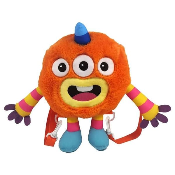 Mjukisdäck - Momonsters - Huhu - Orange - 35 cm