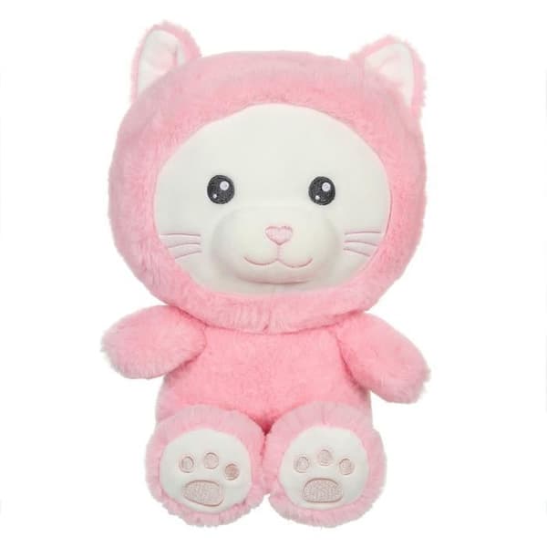 Hoody Pets Cat Plyschleksak - GIPSY TOYS - Rosa, 24 cm