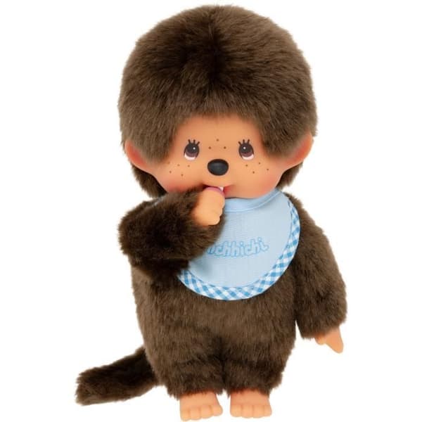 Peluche apa - BANDAI - Monchhichi Bäddset Blå Himmel - 20 cm