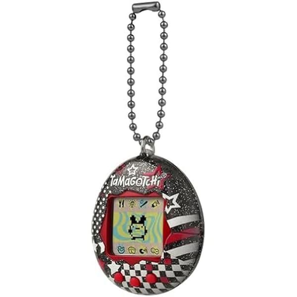 BANDAI Tamagotchi 42984 Virtuell Husdjurs Original Rock Glitter, Flerfärgad 42984 Elektronisk leksak för 8 år och äldre