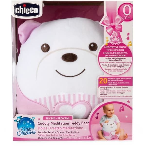 Mjukisdjur Teddybjörn - CHICCO - Rosa - Från födseln