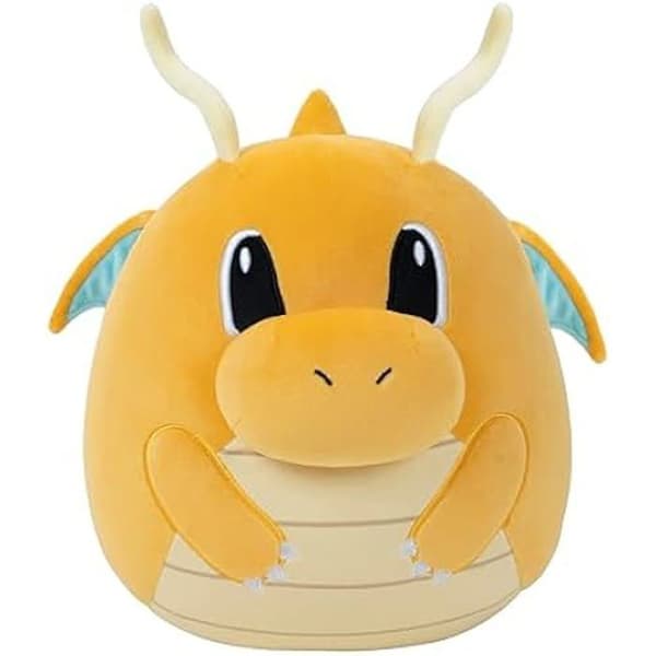 Peluche - SQUISHMALLOWS - Dragonite - 25 cm - Flerfärgad - För barn från 3 år