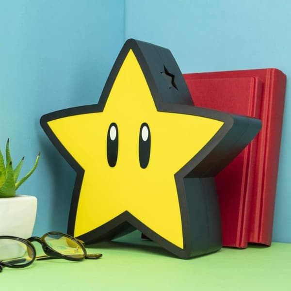 Super Mario Super Star Lamp - SUPERMARIO - Unisex - Batterier - En storlek- USED