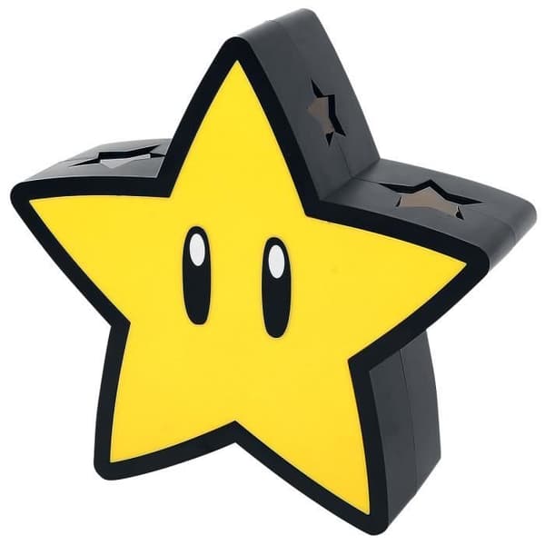 Super Mario Super Star Lamp - SUPERMARIO - Unisex - Batterier - En storlek- USED