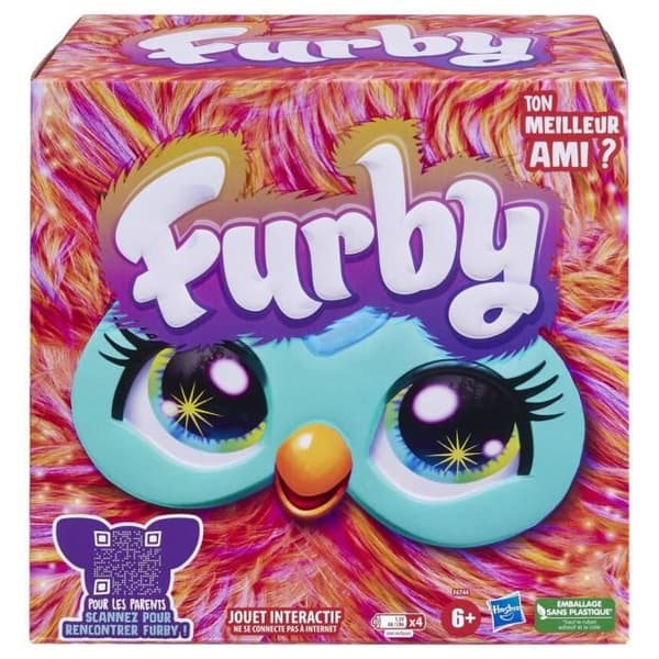 Coral Furby, 15 tillbehör, interaktiv plyschleksak för flickor och pojkar, röstaktiverad animatronik, från 6 år och uppåt