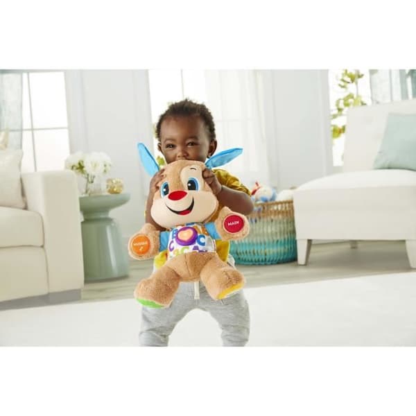 Fisher-Price - Ny interaktiv valp - Interaktiv plyschleksak - 6 månader och över FPM44