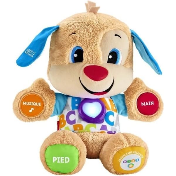 Fisher-Price - Ny interaktiv valp - Interaktiv plyschleksak - 6 månader och över FPM44