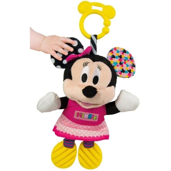 CLEMENTONI Disney Baby - Minnie First Activities Soft Toy - Early Learning Game