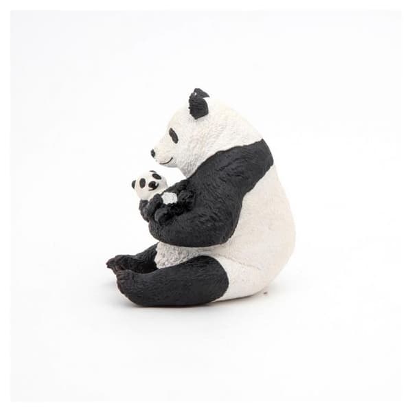 Sittande panda och hennes bebis - PAPO - 50196