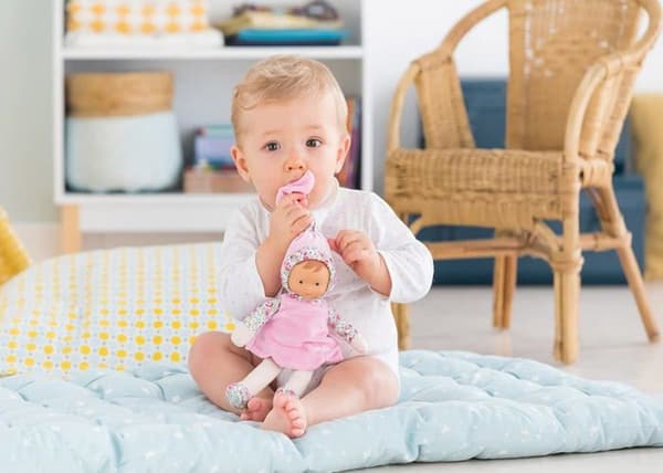 Mon Doudou COROLLE - Miss Rose Jardin en Fleurs - 25 cm - liten docka - vaniljdoft - från födseln