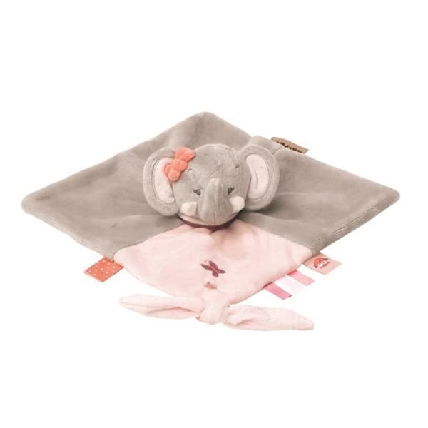 Elefanttäcke - NATTOU - Adèle&amp;Valentine - Rosa - Baby - Blandat - 0 månader - Födelse