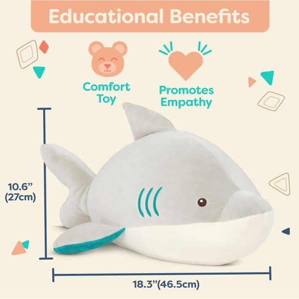 Plysch B. softies - BX2082Z - Huggable Plush Shark