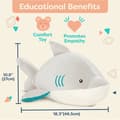 Miniatyrbild 4 av 4: Plysch B. softies - BX2082Z - Huggable Plush Shark