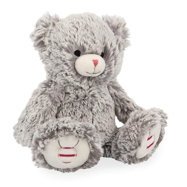 Plyschleksak - KALOO - Maé Red Bear - Passar från födseln - Mjuk päls - 24 cm