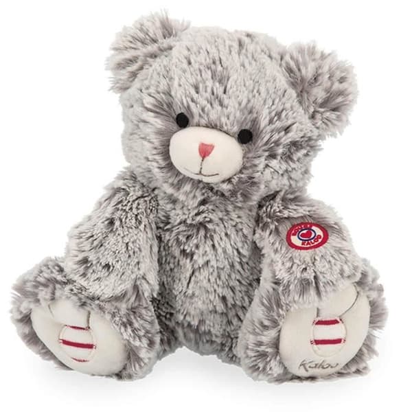 Plyschleksak - KALOO - Maé Red Bear - Passar från födseln - Mjuk päls - 24 cm