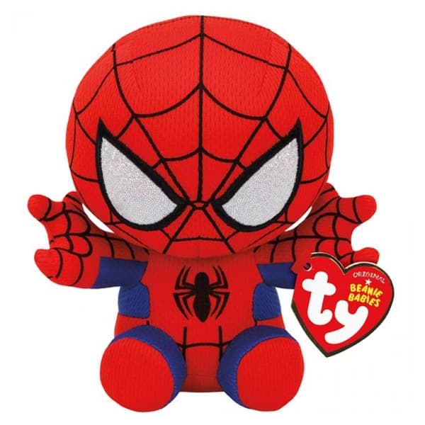 Spider-Man TY Marvel Beanie 6" Plysch - Little Beanie Plyschleksak