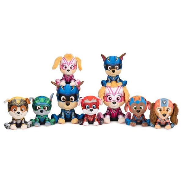 Patrol The Mighty Movie maskot Skye mjukdjurshund 23cm
