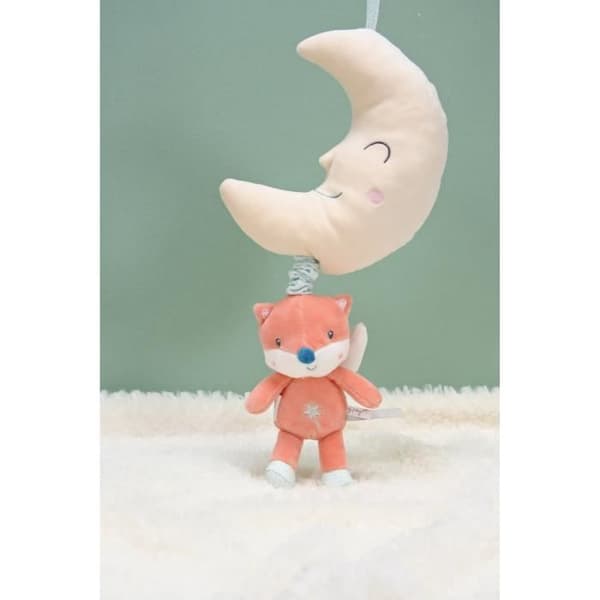 Gipsy Toys - "Les P'tits Féeriques" Fox Music Box - 32 cm - Orange
