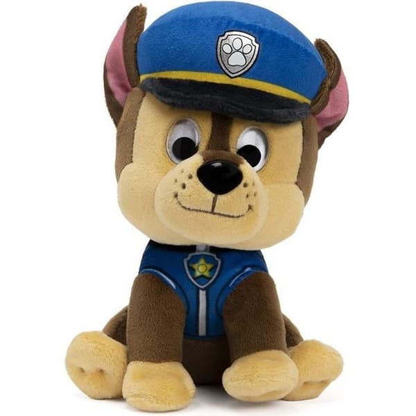PAW PATROL - PLUSH 15 CM CHASE Paw Patrol Gund - 6058437 - mjuk och tvättbar plysch från 12 månader