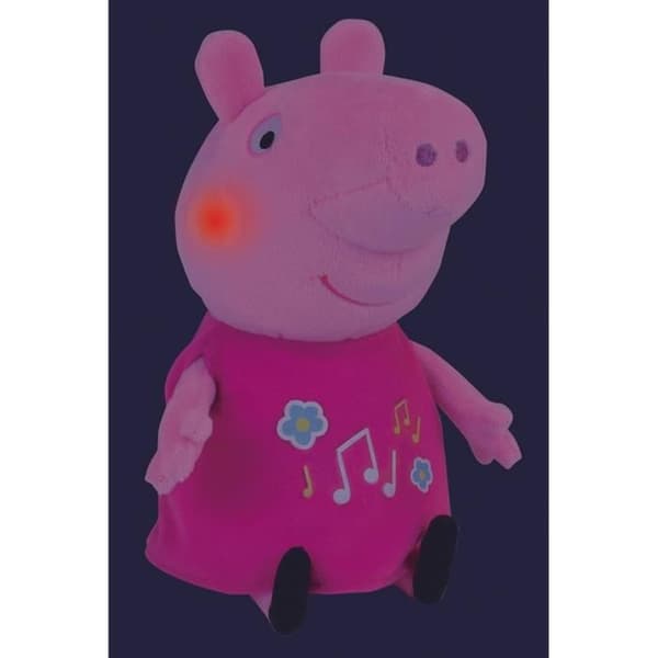 Jemini PEPPA PIG Mjuk leksak 25 cm musikalisk & självlysande
