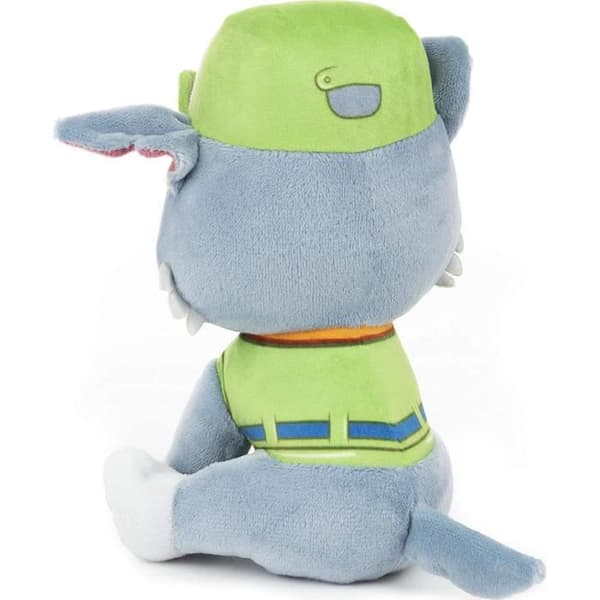 PAW PATROL - PLUSH 15 CM ROCKY Paw Patrol Gund - 6058442 - mjuk och tvättbar plyschleksak från 12 månader