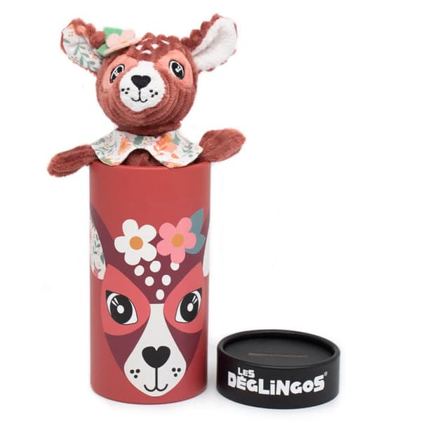 Plysch i kartong Petit Simply Mélimélos the Doe