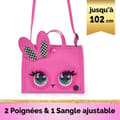 Miniatyrbild 4 av 6: Purse Pets - Rabbit Tote Bag - Interaktiv väska (blinkar, sjunger...)