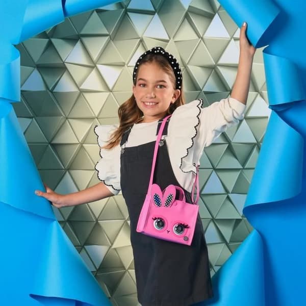 Purse Pets - Rabbit Tote Bag - Interaktiv väska (blinkar, sjunger...)