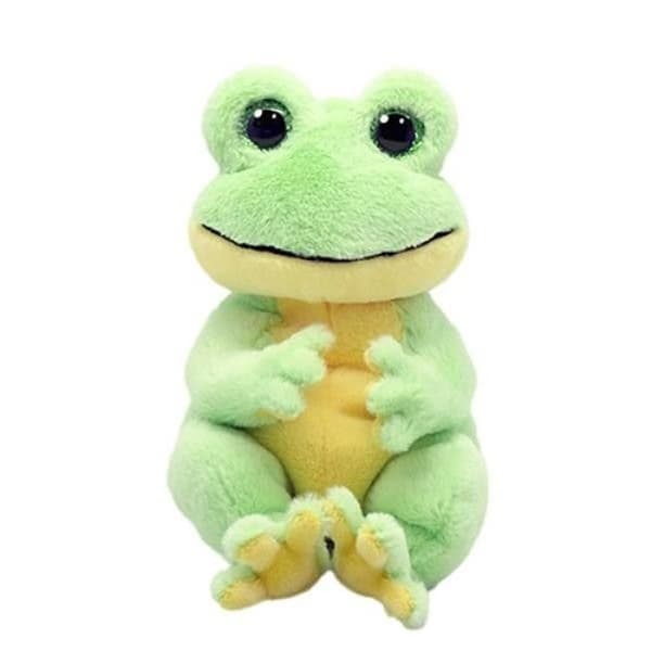 Peluche - Ty - Beanie Bellies - Snapper grodan - 15 cm - Grön, Gul