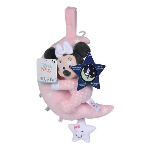 Disney Minnie Moon Starry Night Light Up Musical Soft Toy