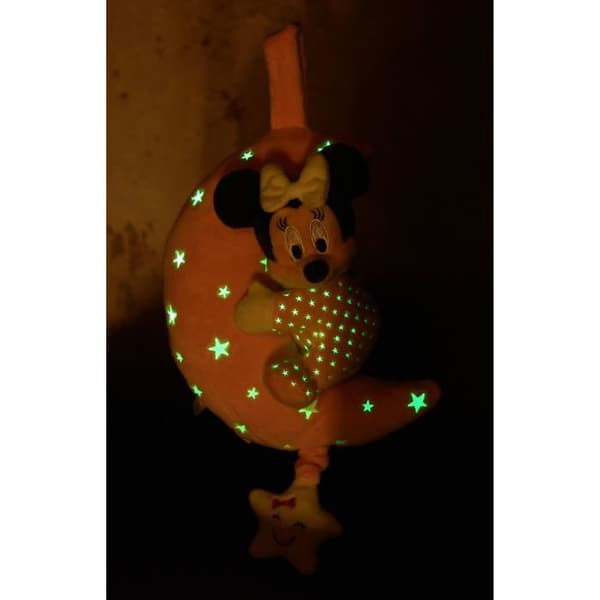 Disney Minnie Moon Starry Night Light Up Musical Soft Toy