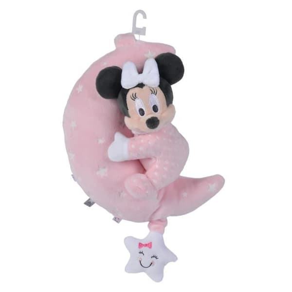 Disney Minnie Moon Starry Night Light Up Musical Soft Toy