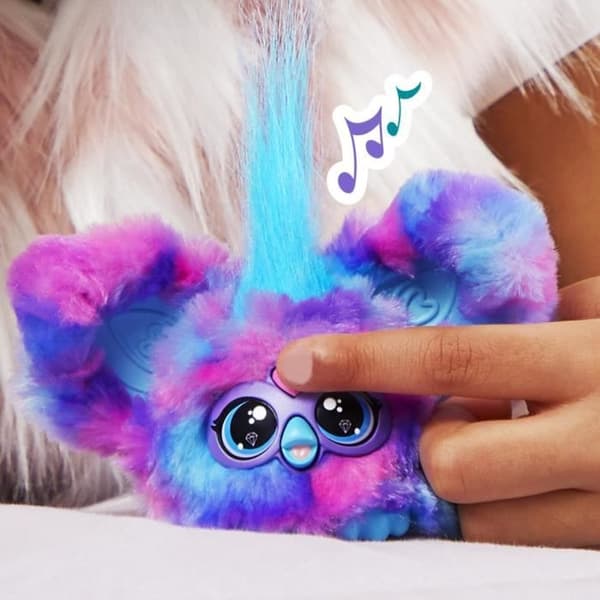 Furby Furblets Luv-Lee K-Pop, Mini Electronic Plysh Toy för flickor och pojkar, 45+ ljud, 6 år och uppåt, Hasbro