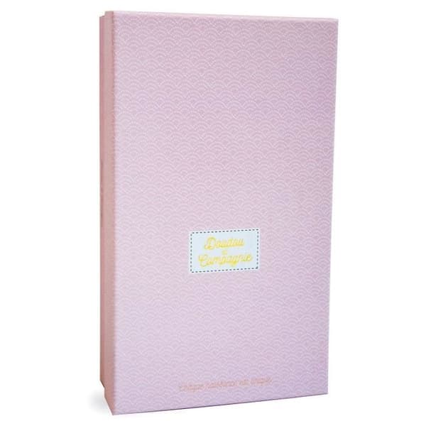 Doudou Pantin Rose - DOUDOU ET COMPAGNIE - Sockerkanin - Raffinerad och öm - Perfekt present från födseln