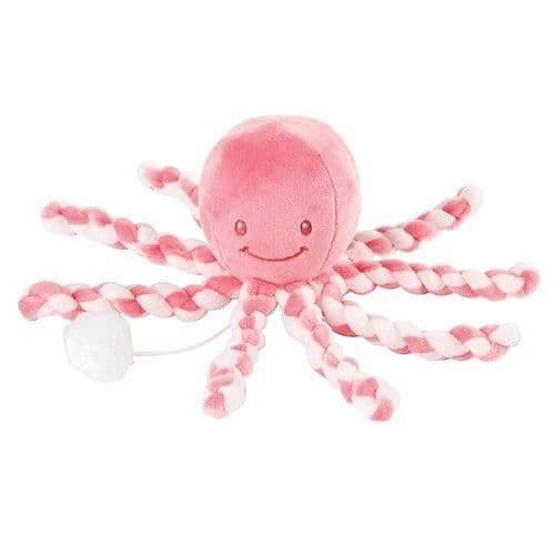 Doudou Nattou Lapidou Octopus Octopus Musical Octopus Pink Coral