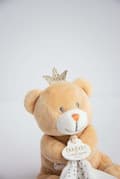 Miniatyrbild 4 av 4: Bear Little King docka med gosedjur - DOUDOU ET COMPAGNIE - 10 cm - Blandat - Födelse