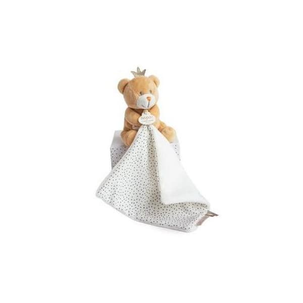 Bear Little King docka med gosedjur - DOUDOU ET COMPAGNIE - 10 cm - Blandat - Födelse