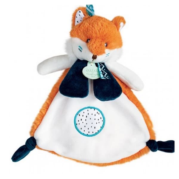 Rävtäcke - DOUDOU ET COMPAGNIE - Tiwipi - 23 cm - Platt - Blandat