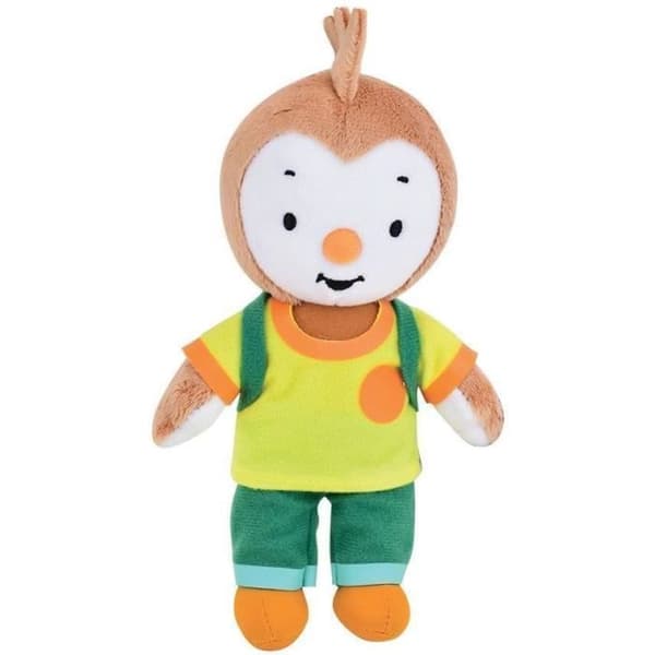 T'CHOUPI Massa av 3 Lalou, Pilou och T'choupi mjuka leksaker +/- 19 cm