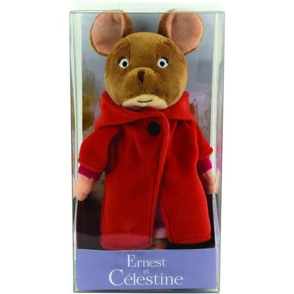 Mjuk leksak - JEMINI - Ernest och Celestine - Vit - 20 cm