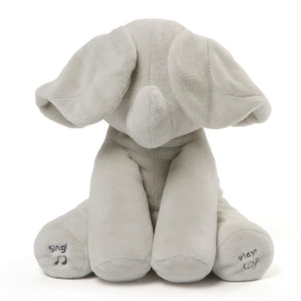 Plyschleksak - 6054176 Baby Interactive Age Flappy The Elephant