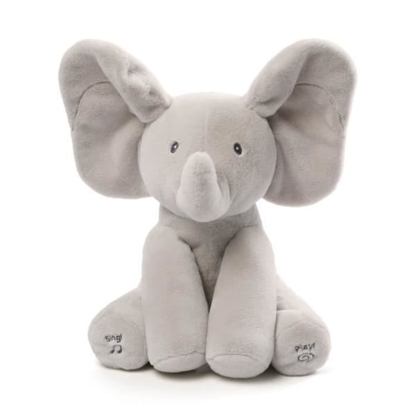 Plyschleksak - 6054176 Baby Interactive Age Flappy The Elephant