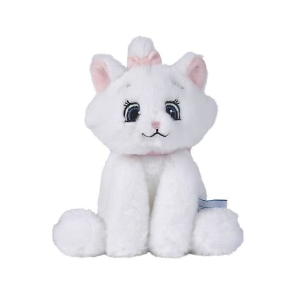Plyschleksak - Disney - Marie - 25 cm - Vit - Blandat - SIMBA
