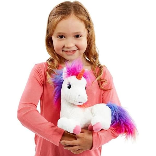 Crayola - Rainbow My Magical Unicorn - Plysch med funktion - Ljud och ljus
