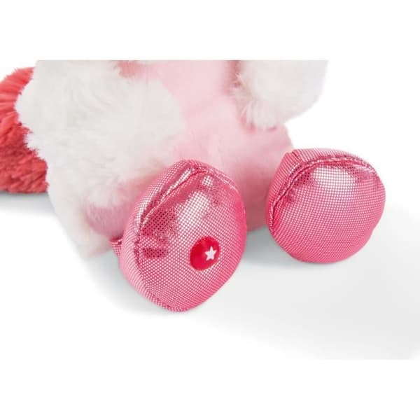 Pelser - Nici - Glubschis - Enhörning - 15 cm - Vit/Rosa - För barn från 3 år