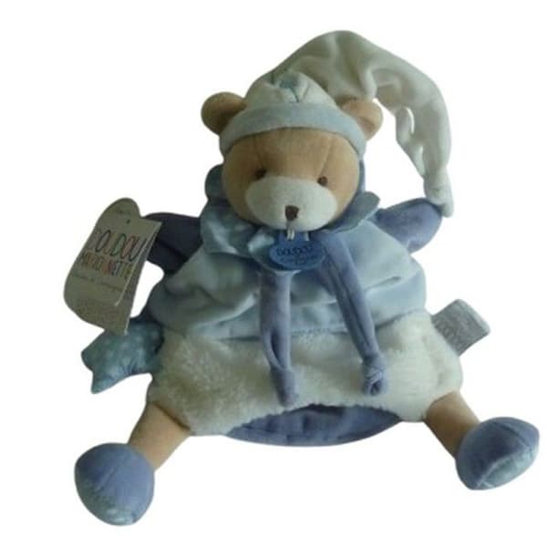 DOUDOU ET COMPAGNIE Cherry and Petit Chou - Puppet Bear Petit Chou