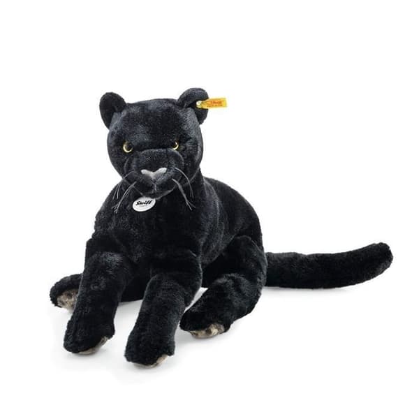 Vilda djur - Steiff - Pantin Nero - Mjuk päls - Maskintvättbar - 40x21x17 cm