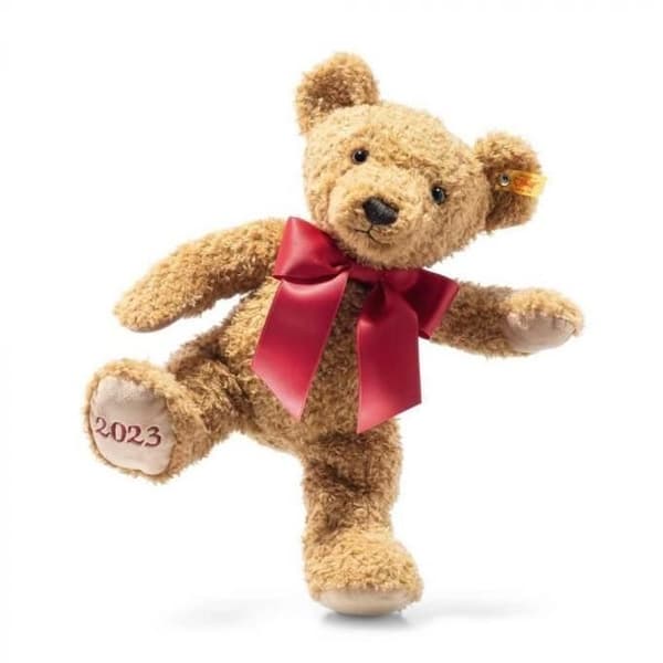 Steiff Mysig Årsbjörn 2023 34 cm - Plyschleksak - Blandat - Plysch