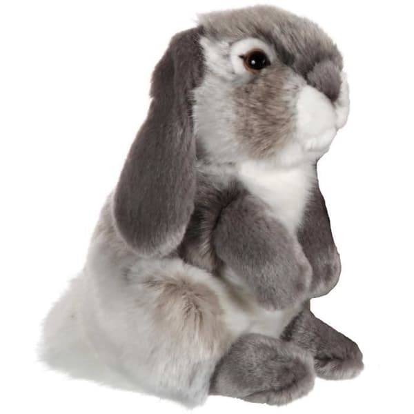 Gipsy Toys - Aries Rabbit - Plysch - 18 cm - Grå