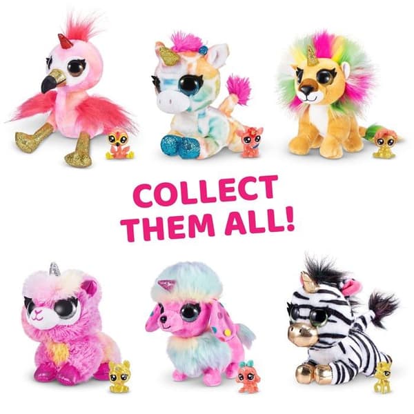 Zuru Plyschleksak - 9613A - Coco Surprise Fantasy Ett paket med 3,